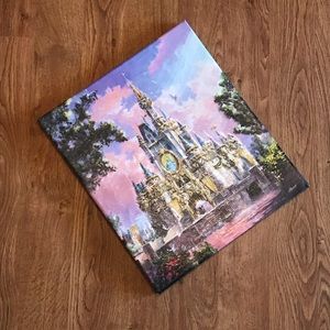 Disney Cinderella Castle oil painting❣️